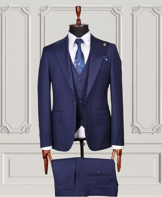 Plaid Three-Piece Suit