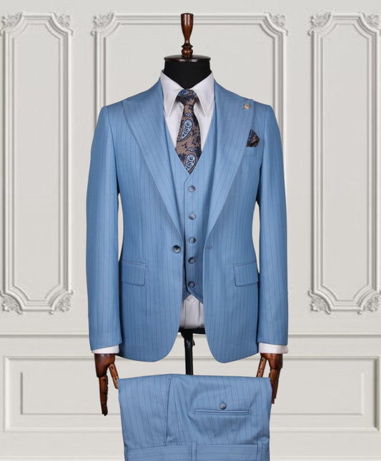 Plaid Three-Piece Suit