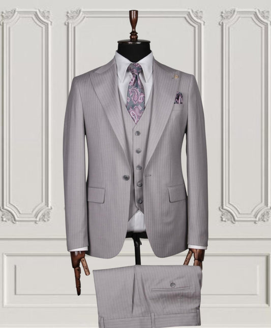 Plaid Three-Piece Suit